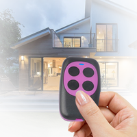 Control Remoto Duplicador de Código Universal de 433mhz para Aprender Códigos, Control Remoto de Código Variable para Abridor de Puerta de Garaje