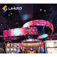 Module LED flexible numérique Offre Spéciale panneau d'affichage intelligent panneaux d'écran vidéo LED pliables incurvés polychromes module souple