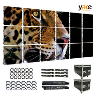Écran LED d'extérieur/intérieur Yake HUB Connection pour événements et expositions, affichage vidéo 500x1000mm et 500x500mm