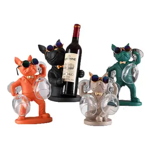 Funny wine accessories cup holder,wine glass holder customized with animal shape Elephant Cat Horse Llama Mermaid Unicorn Panda