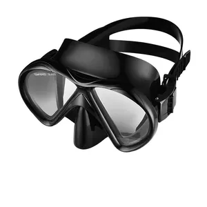 Профессиональные силиконовые маски из закаленного стекла для плавания, фридайвинга, подводного плавания, дайвинга