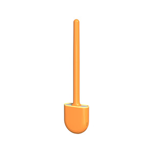 Brosse de toilette murale avec tête en TPR et manche en plastique détachable, étanche, flexible, conception sans angle mort - Product Image 5