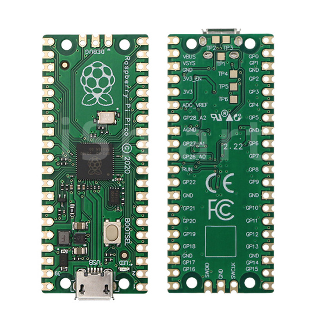 Raspberry Pi Pico Board RP2040 Dual-Core 264KB ARM Low-Power Microcomputers High-Performance Cortex-M0+ Processor