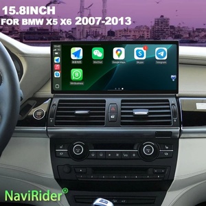 วิทยุติดรถยนต์ขนาด 15.8 นิ้ว สำหรับ BMW X5 X6 E70 E71 E72 ปี 2007-2013 รองรับ Wireless Carplay ระบบ Android 15 หน้าจอสัมผัส เครื่องเล่นวิดีโอ ระบบนำทาง สเตอริโอ - Product Image 1