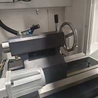Grand tour à lit plat CNC CK6150-1000 pour la tournage de barres d'acier et de matériaux ferreux, idéal pour les ateliers métallurgiques