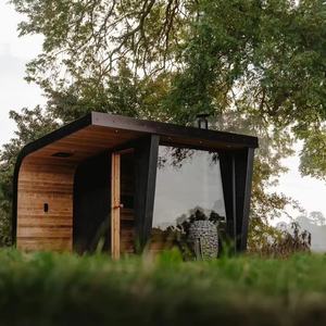 Современная дизайнерская электрическая паровая кабина-сауна из массива дерева для 2 человек с функцией влажного пара, дальним инфракрасным излучением и компьютерным управлением для виллы - Product Image 4