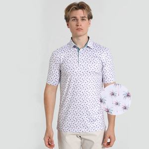 Camiseta de Golf Polo de Trabajo con Estampado por Sublimación Extra Grande con Logotipo Personalizado al por Mayor, Poliéster y Elastano - Product Image 1