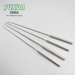 Strumenti Endoscopici Manuali Uniportal in Acciaio Inossidabile per Discectomia Interlaminare della Colonna Vertebrale: Gancio Nervoso, Dissettore, Curette - Product Image 1