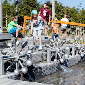 Roue à <span class=keywords><strong>eau</strong></span> commerciale en acier inoxydable, équipement <span class=keywords><strong>de</strong></span> jeu aquatique interactif pour enfants en <span class=keywords><strong>extérieur</strong></span> pour aire <span class=keywords><strong>de</strong></span> <span class=keywords><strong>jeux</strong></span> - Product Image 3