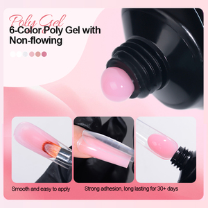 R S Nail Gel Unghie a Rapida Asciugatura 15g <span class=keywords><strong>Senza</strong></span> Logo 6 Colori Gel Acrilico Spesso Effetto Jelly per Estensione Unghie Soluzione Liquida Gel Slip - Product Image 3