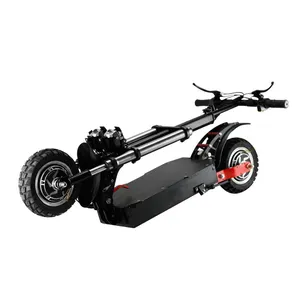 Eropa Gudang Cerdas Controller 60V 5600W Electric Scooter Motor Ganda 11Inch Lipat Dewasa Skuter Listrik