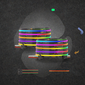 <span class=keywords><strong>12V</strong></span> <span class=keywords><strong>RGB</strong></span> IC LED Strip ánh sáng đầy đủ màu sắc chiếu sáng trong nhà Flex LED Strip USB kết nối thông minh LED cho bầu không khí phòng trang trí - Product Image 3