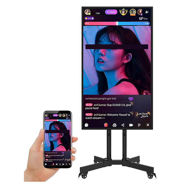 49inch Lcd Screen Mobile Stream Professional Broadcast Video Streaming Trans7 Live Streaming Equipment