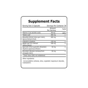 Capsules de détoxification naturelle pour les poumons, best-seller, complément <span class=keywords><strong>alimentaire</strong></span> à base de quercétine pour soutenir la santé pulmonaire - Product Image 2