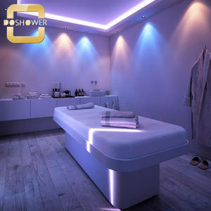 Cama de <span class=keywords><strong>esteticista</strong></span> <span class=keywords><strong>profesional</strong></span> para el cuidado de la piel blanca para cama de masaje de calor de temperatura constante de ambiente cama de bienestar Led - Product Image 6