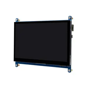 Pantalla táctil tipo C de 7 pulgadas Pantalla IPS Pantalla LCD ultra clara HDMI para Raspberry Pi 4ta generación Tipo B 3B + 7 pulgadas