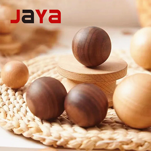 JAYA gagang furnitur laci pintu kenop kayu bulat laci kayu furnitur kabinet mebel pegangan pintu - Product Image 1