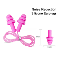 Bouchons d'oreilles en silicone modernes réutilisables, étanches, anti-bruit, certifiés CE, protection auditive pour dormir, nager, concerts, études