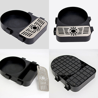 Grand plateau d'égouttement rond en métal pour pots à air pour flacon à vide Accessoires ronds pour pots à air servant des boissons chaudes