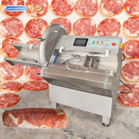 Machine de découpe automatique commerciale PLC haute capacité pour viande, steak, bœuf séché, fromage, côte de porc, côtes, mouton