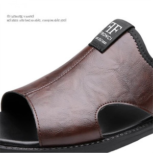 Nuove <span class=keywords><strong>Scarpe</strong></span> da Spiaggia <span class=keywords><strong>per</strong></span> <span class=keywords><strong>Uomo</strong></span> 2026 <span class=keywords><strong>con</strong></span> Design Traforato Traspirante Antiscivolo, Sandali Casual in Speciale Tessuto in Microfibra - Product Image 2