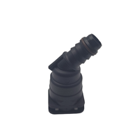 Connecteur rapide pour véhicule à énergie nouvelle du système de refroidissement à eau avec taille SAE 5/8 pouces, embout simple à 45 degrés, raccord rapide