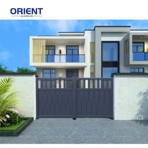 Snelle Levering Oprit Schuifpoort Roest Vrij Ontwerp Aluminium Oprit Aangepaste Intrekbare Poort Moderne Oprit - Product Image 1