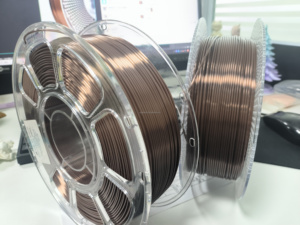 Filament d'imprimante 3D couleur populaire 2025 <span class=keywords><strong>fil</strong></span> plastique <span class=keywords><strong>PLA</strong></span> + soie Bronze noir or universel pour toutes les imprimantes 3d FDM - Product Image 2