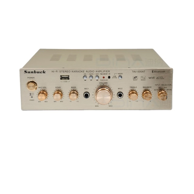 220V Amplifier Blueteeth High-power 100W*2 2 Channel Karaoke OK Car Audio Home Theatre System Music Sound Speaker Amplifier