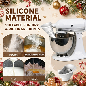 Regalo Promocional para Automóviles: Embudo de Silicona para Harina KSM150, Embudo Extensible para Batidora de Pedestal, Embudo para Batidora <span class=keywords><strong>Kitchenaid</strong></span> de 6QT - Product Image 6
