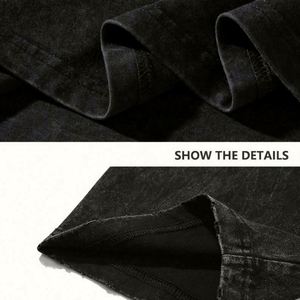 T-shirt graphique personnalisé pour homme, vintage, hip-hop, coton, streetwear, tee-shirt surdimensionné, Cactus Jack Lightning Brown - Product Image 3