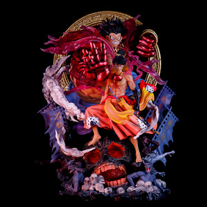 Vendita all'Ingrosso di Bambole da 43cm di Personaggi dei Cartoni Animati, Serie <span class=keywords><strong>One</strong></span> <span class=keywords><strong>Piece</strong></span> Ryuukaze Mirage Wakanokuni, Statuette Artigianali di Fudo King Luffy - Product Image 2