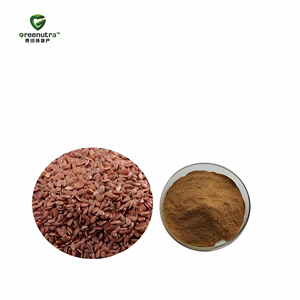 Poudre d'extrait de graines de lin 20% SDG Linum Usitatissimum Lignane végétal naturel pour compléments alimentaires Qualité alimentaire - Product Image 1