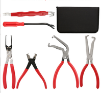 Trousse à outils de réparation automobile transfrontalière avec pochette de rangement, pince de déconnexion de raccords de carburant en métal, pince de séparation de circlips