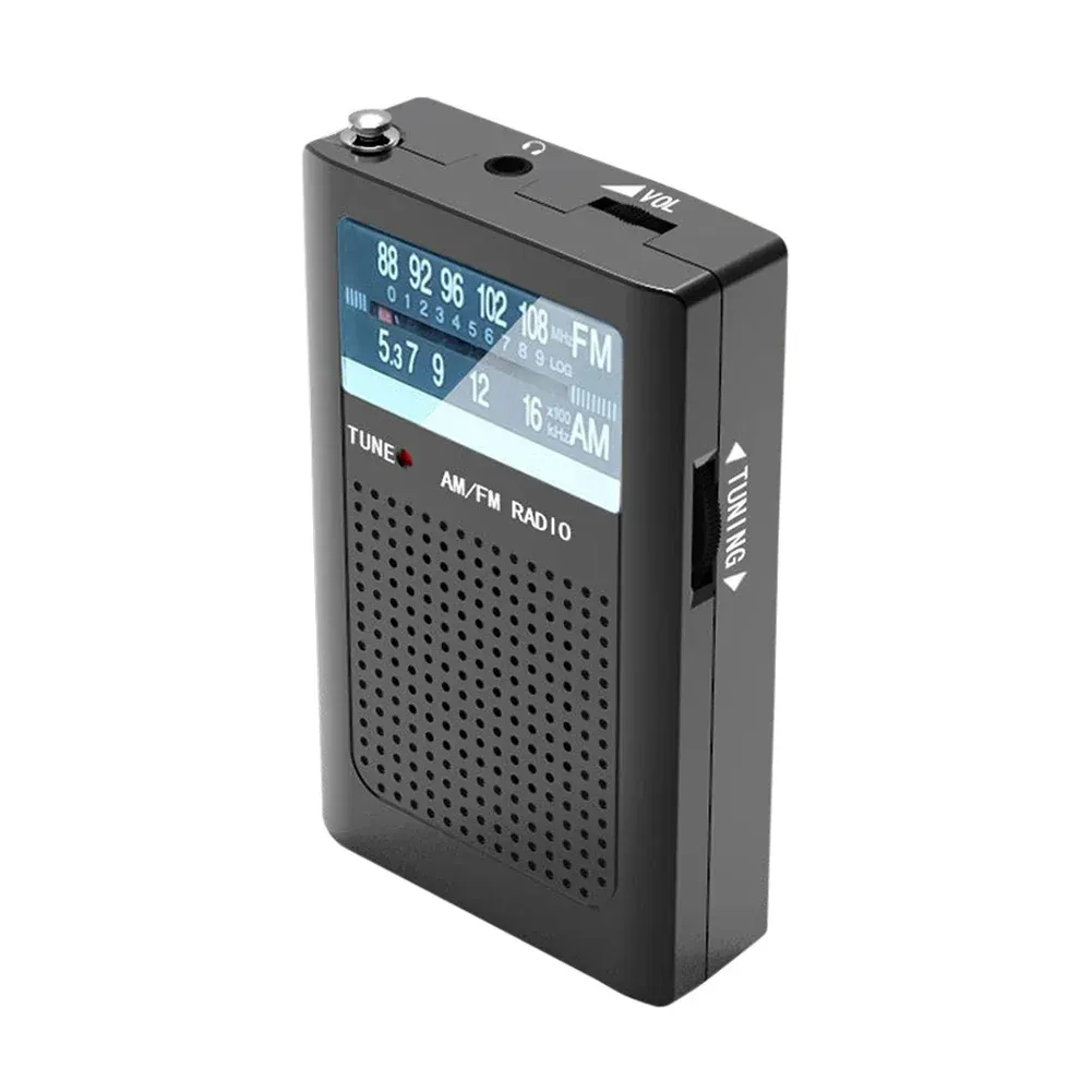 Sy937 Classic Pocket Mini Size Draagbare Basgeluid Am Fm Bidirectionele Radio Met Clips Voor Thuis Of Buiten