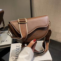 Sac demi-lune tendance 2026 pour femme, en cuir PU durable, sacs à bandoulière décontractés, sacs sous le bras pour dames