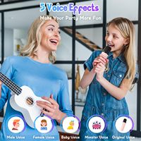 Ensemble de haut-parleurs karaoké sans fil Z1 avec 2 microphones, prise en charge de la carte TF, lumière d'ambiance ciel étoilé, haut-parleur Bluetooth pour soirées KTV à domicile