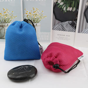 Personalizado pequeño barato al por mayor bolsa de malla con cordón bolsa de malla de nylon bolsa con etiqueta pequeña bolsa de malla de nylon con cordón - Product Image 5