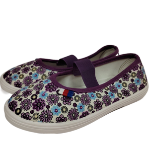 Chaussures plates à enfiler pour filles, blanches, pour la <span class=keywords><strong>danse</strong></span>, en injection - Product Image 3