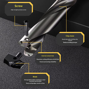 Fresa a Corona, Fresa a U, Fresa per Fori Profondi 5D, Fresa a Pala, Portautensili, Testa Rotante, Lama, Fresa a Pistola, CNC Rapido - Product Image 3