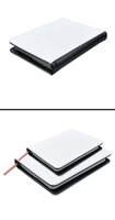 Carnet de sublimation A5A6, couverture rigide vierge, pour bricolage gratuit, bande élastique, logo personnalisé pour entreprise, vente en gros