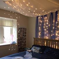 Guirlande lumineuse LED USB 3x3m 300 LED scintillantes pour décoration murale, fenêtre, mariage, fête, chambre