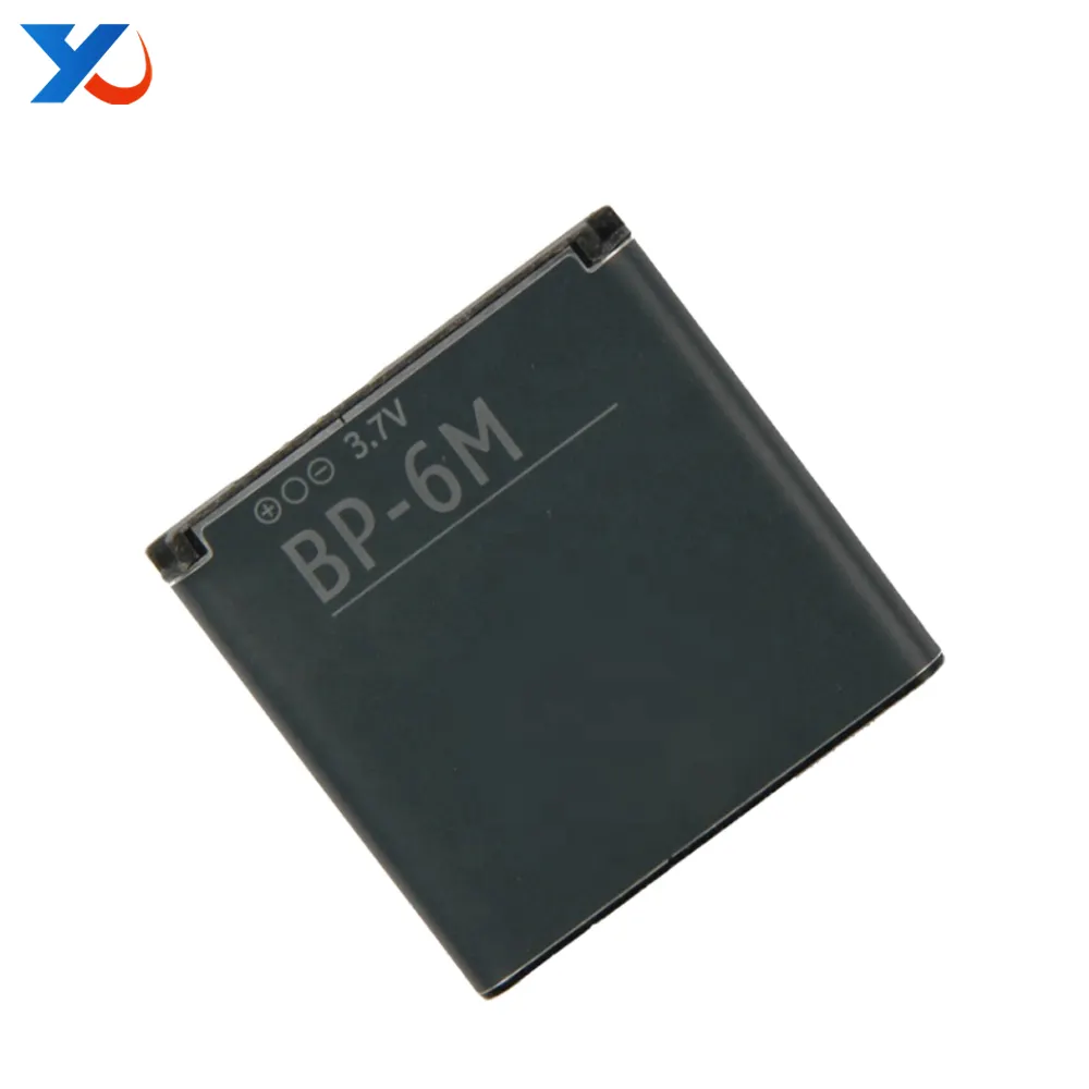 High Quality 1100mAh BP-6M Replacement cell phone battery for Nokia N73 N77 N93 6233 6234 6280 6288 9300 9300i