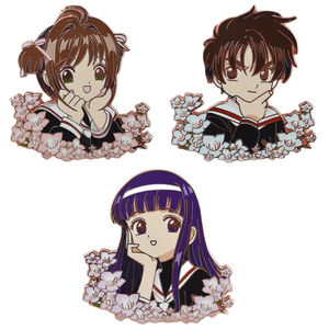 Broches de Anime de Lujo de Alta Calidad, Pins de Esmalte de <span class=keywords><strong>Sakura</strong></span> <span class=keywords><strong>Cardcaptor</strong></span>, Accesorios para Mochilas, Insignias - Product Image 1