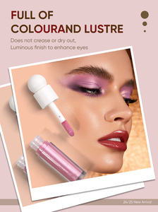 Surligneur liquide 8 couleurs, haute pigmentation, effet scintillant, illuminateur, maquillage éclaircissant pour le visage, cosmétiques - Product Image 6