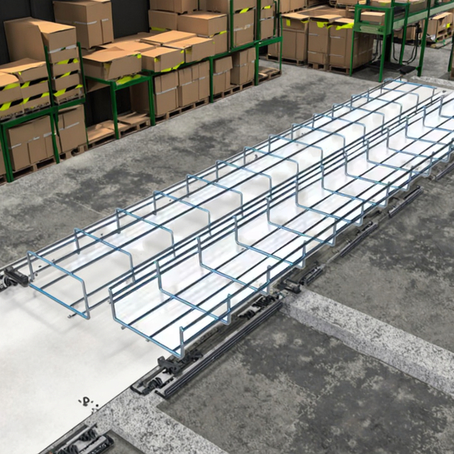 Wire Mesh Cable Trays for Industrial Wiring
