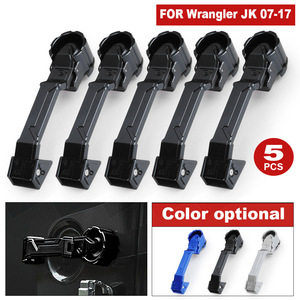 Manijas Exteriores para Puertas Wrangler JK 07-17, Aleación de Aluminio, Paquete de 5 Piezas, Color Negro, Fácil Instalación - Product Image 4