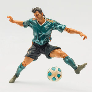 Supporto per autorizzazione a somiglianza del giocatore per ordine all'ingrosso Mini stelle del calcio in plastica Action Figure di calcio Mini Oem - Product Image 2
