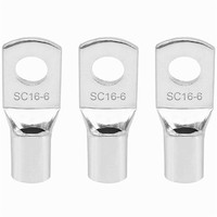 Cosses de câble Chaer sc 16sqmm fils électriques en cuivre borne de batterie connecteurs de virole bornes de câble