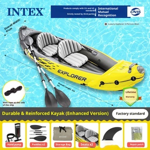 <span class=keywords><strong>Kayak</strong></span> gonflable <span class=keywords><strong>INTEX</strong></span> en caoutchouc épaissi, extra-large, pour la pêche, bateau d'assaut extérieur, 2 personnes - Product Image 5